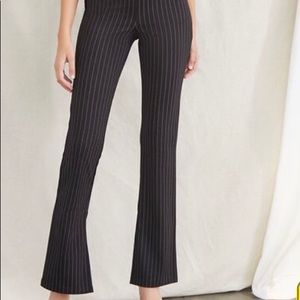 Pinstriped Flare Pants